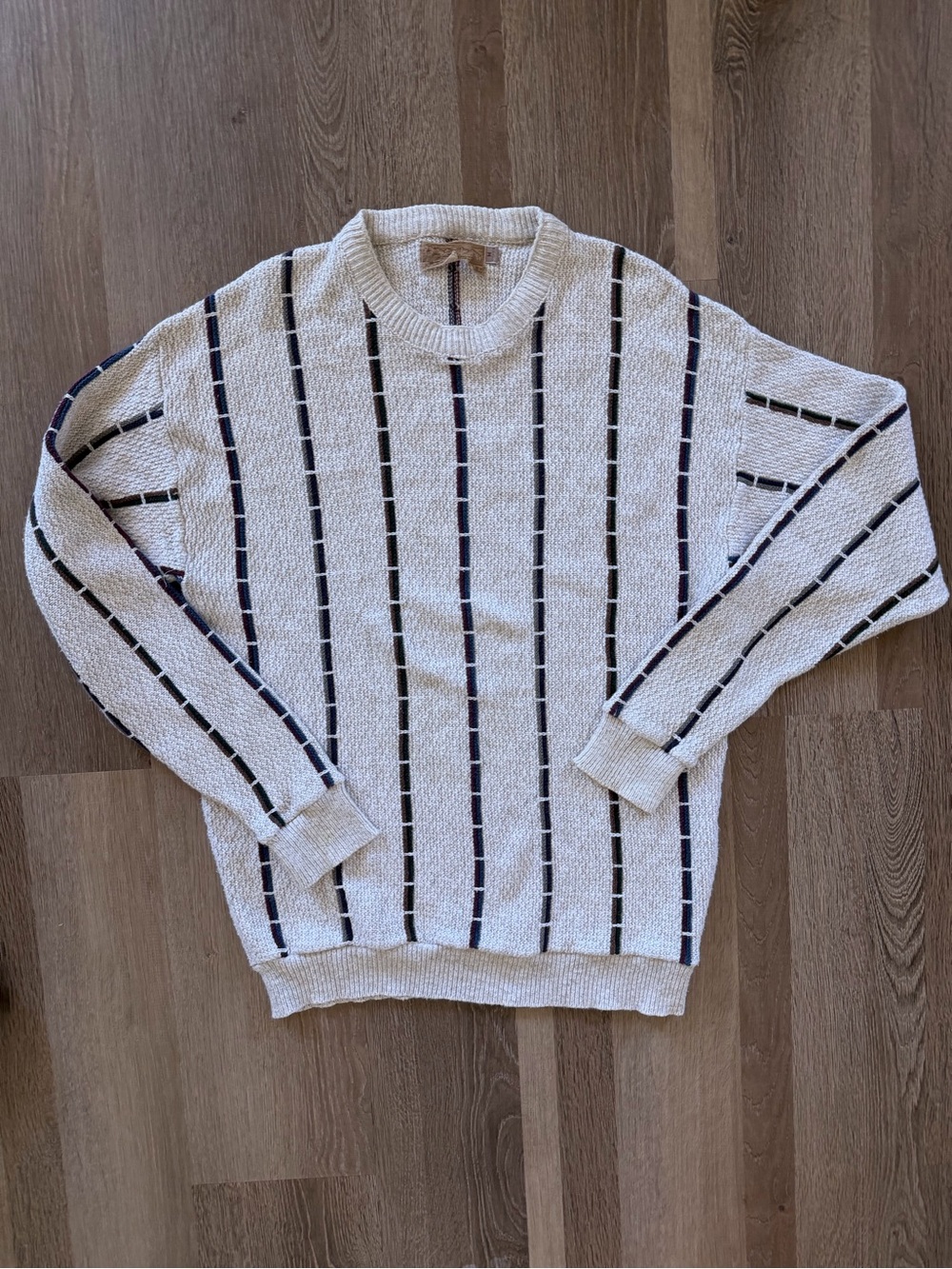 Vintage Sweater Black Stripe